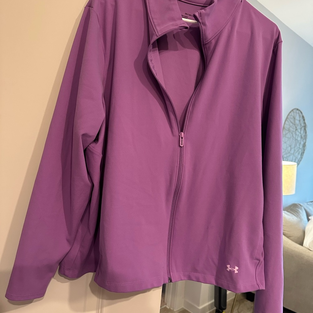 Under Armour Violet Zip-Up Jacket